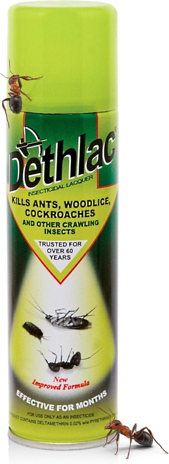 Dethlac insecticidal lacquer spray